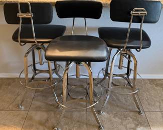 Barstools Vintage 1940's Toledo Restoration Hardware s/3