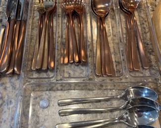 Copper Flatware