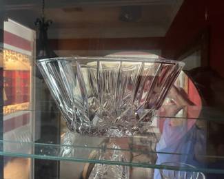 Several fine  leaded crystal (Waterford) serving pieces