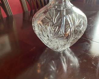 Several fine  leaded crystal (Waterford) serving pieces