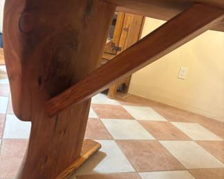 Live Edge Custom Dining Table and Buffet