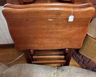 OAK DINNER TRAY SET 