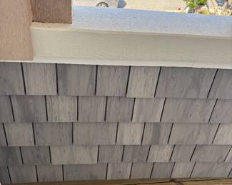 Vinyl cedar siding