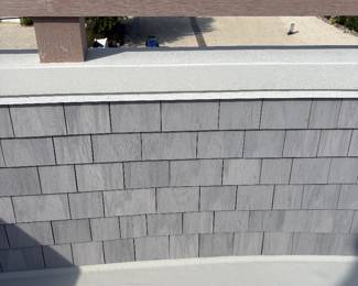 Vinyl cedar siding