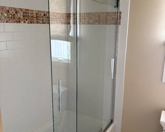 Glass shower door