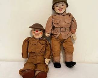 WWII Belgian Unica Tommy Dolls