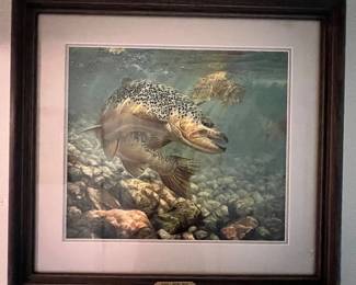 Duped  Brown Trout LE Print w COA by Mark Susinno