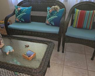 wicker set