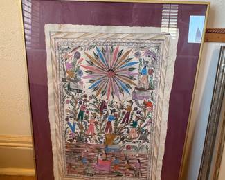 Adolfo Garcia Lopez Amate Painting Tree of Life