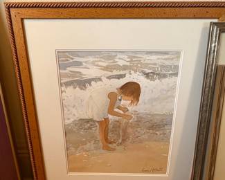 Ann Mitchell Signed Watercolor Print