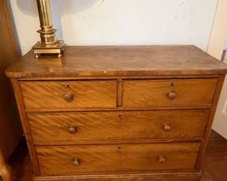 Victorian Tiger Oak Chest of Drawers