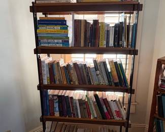 Industrial Pipe and Wood Bookcase