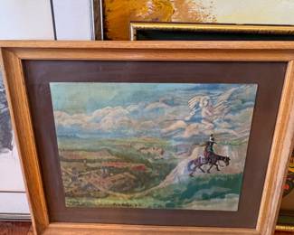 Pine Ridge, S.D. Western Landscape Painting