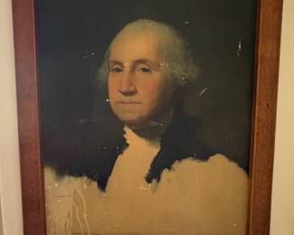 George Washington Athenaeum Portrait Print