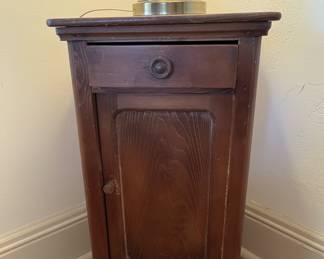 Victorian Era Pine Washstand or Bedside Cabinet