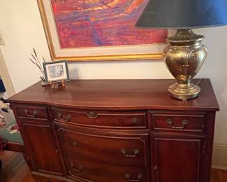 Drexel Heritage Georgian Serpentine Sideboard