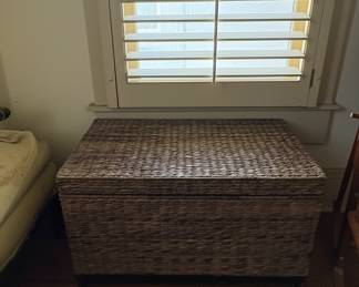 Woven Water Hyacinth Storage Trunk