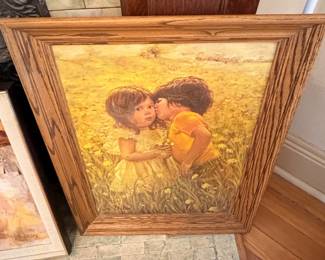 Margaret Kane Print, A Little Kiss