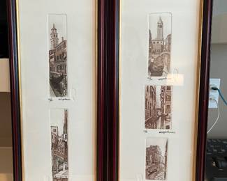 Venice artwork engravings