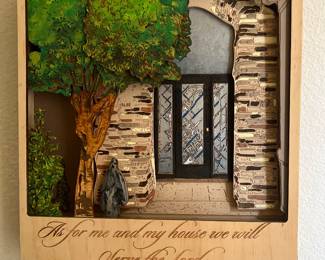 Wood key holder