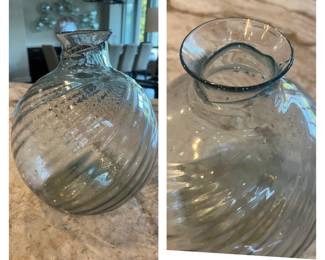 Beautiful hand blown glass vase