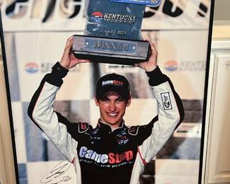 Joey LAGANO signed poster 36x55