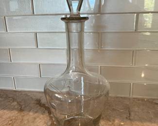 Vintage wine decanter