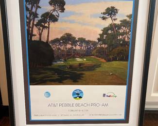 AT&T, Pebble Beach Pro-Am from 2016 poster