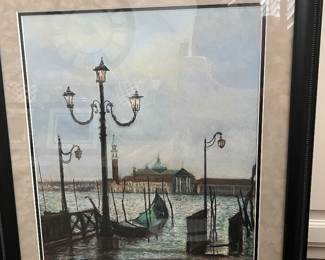 Venice Canal, original artwork