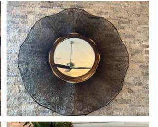 Global views 42 inch metal mirror