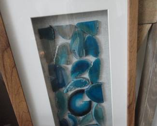Pieces of sliced Blue Agate