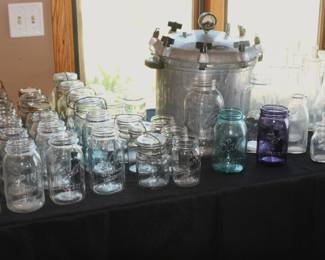 Antique/Vintage Canning Jar's and Milk Jugs