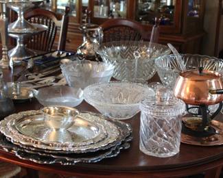 Sliver-Plated Serving Pieces