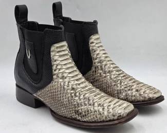 chelsea python boots