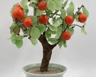 handcraft jade tree