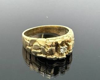 10k nugget ring