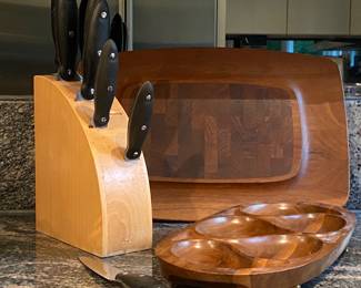 Michael Graves knives, Dansk cutting board