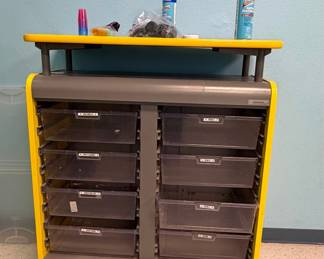 Smith System Cascade Storage Cart with 8 EW Totes