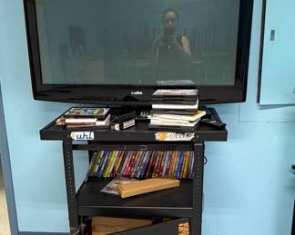 Sanyo LCD Television on Bretford Mobile AV Cart