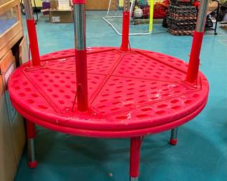 Jonti-Craft Adjustable Height Round Activity Table