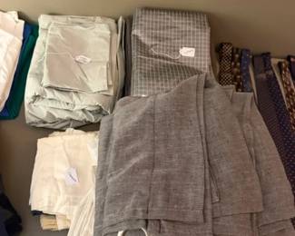 curtains and sheets