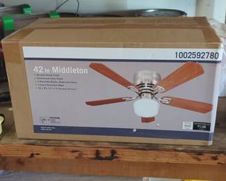 Home Decorators Collection Middleton 42 in. Brushed Nickel LED Indoor Ceiling Fan with Light Kit