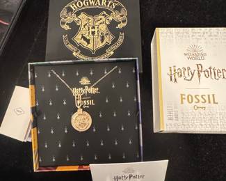 Fossil x Harry Potter Hogwarts Crest Necklace