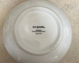 Our Goods White Porcelain Bowl