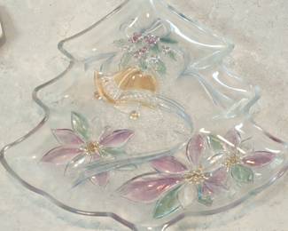 Savoir Vivre Holiday Spirit Christmas Tree Platter