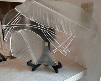 Crystal Serving Platter