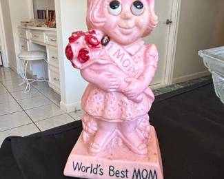 Vintage Wallace Berrie & Co. "World's Best Mom" Figurine