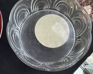 Clear Glass Serving Bowl