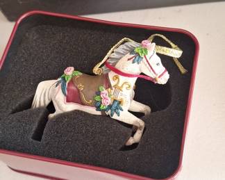 Fitz and Floyd Carousel Horse Ornament