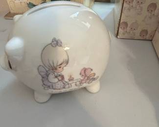 Precious Moments "Jesus Loves Me" Piggy Bank